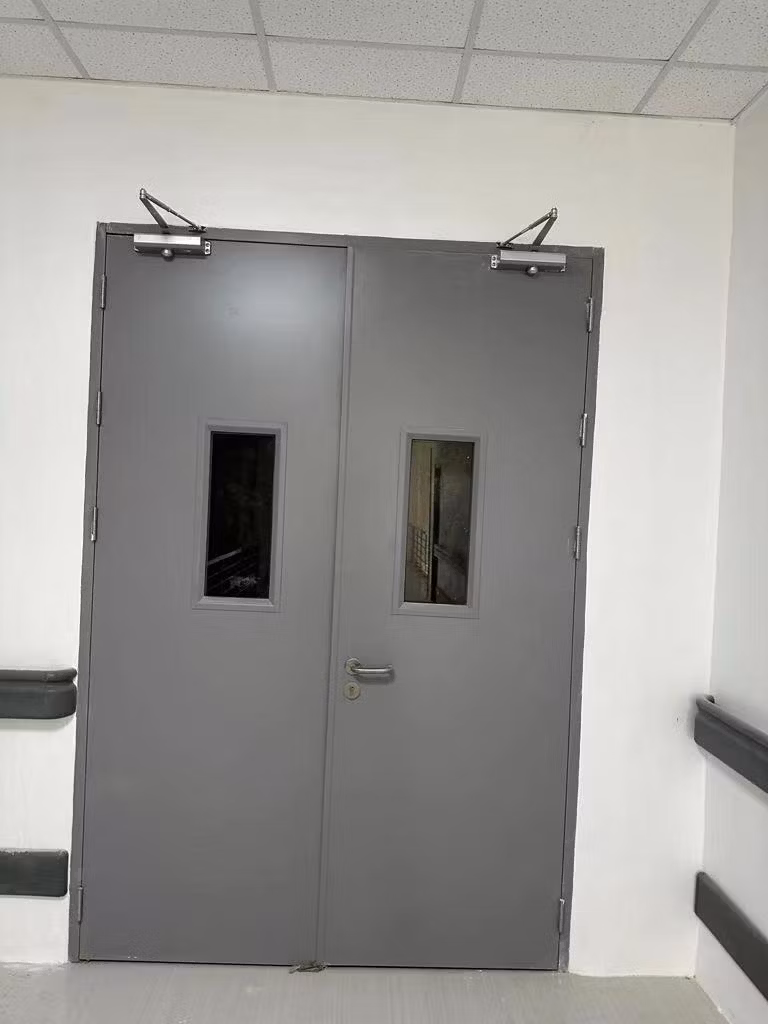 Metal Door Installed